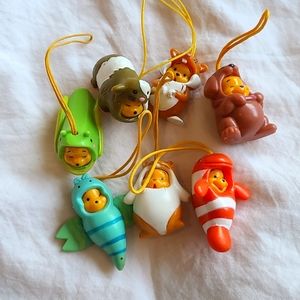 Winnie the Pooh phone charm figurines
